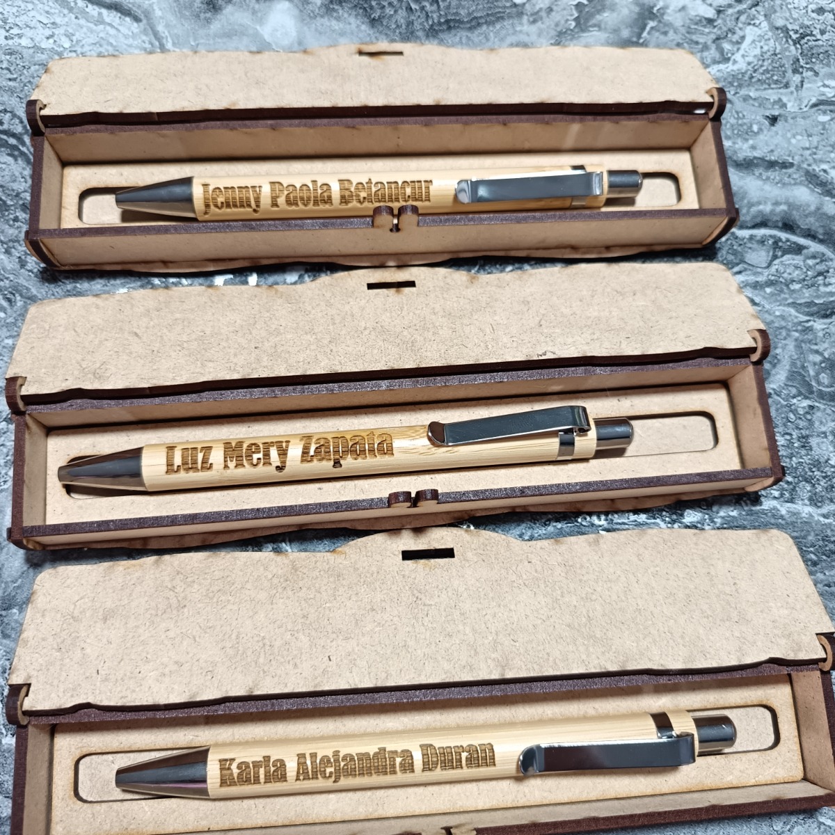 Lapiceros Bambu