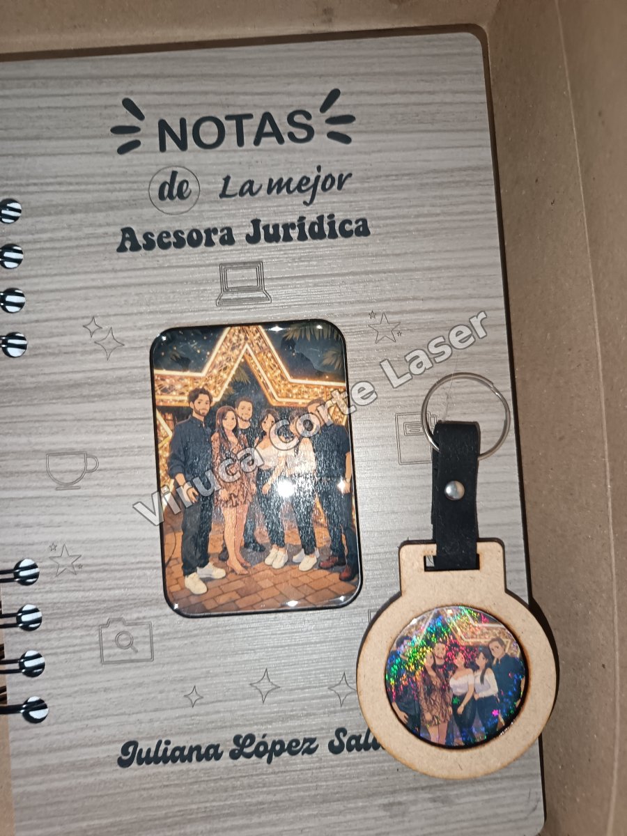 Agenda Mdf + Llavero 003