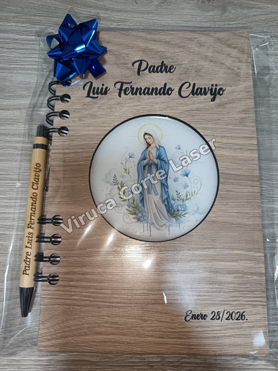 Agenda Mdf + Lapicero 007