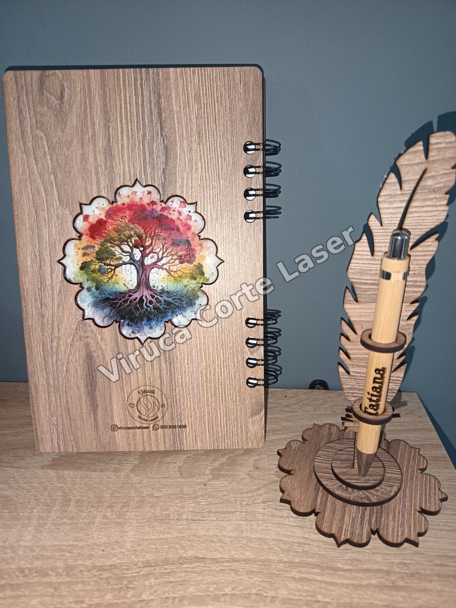 Agenda Mdf + Lapicero 009