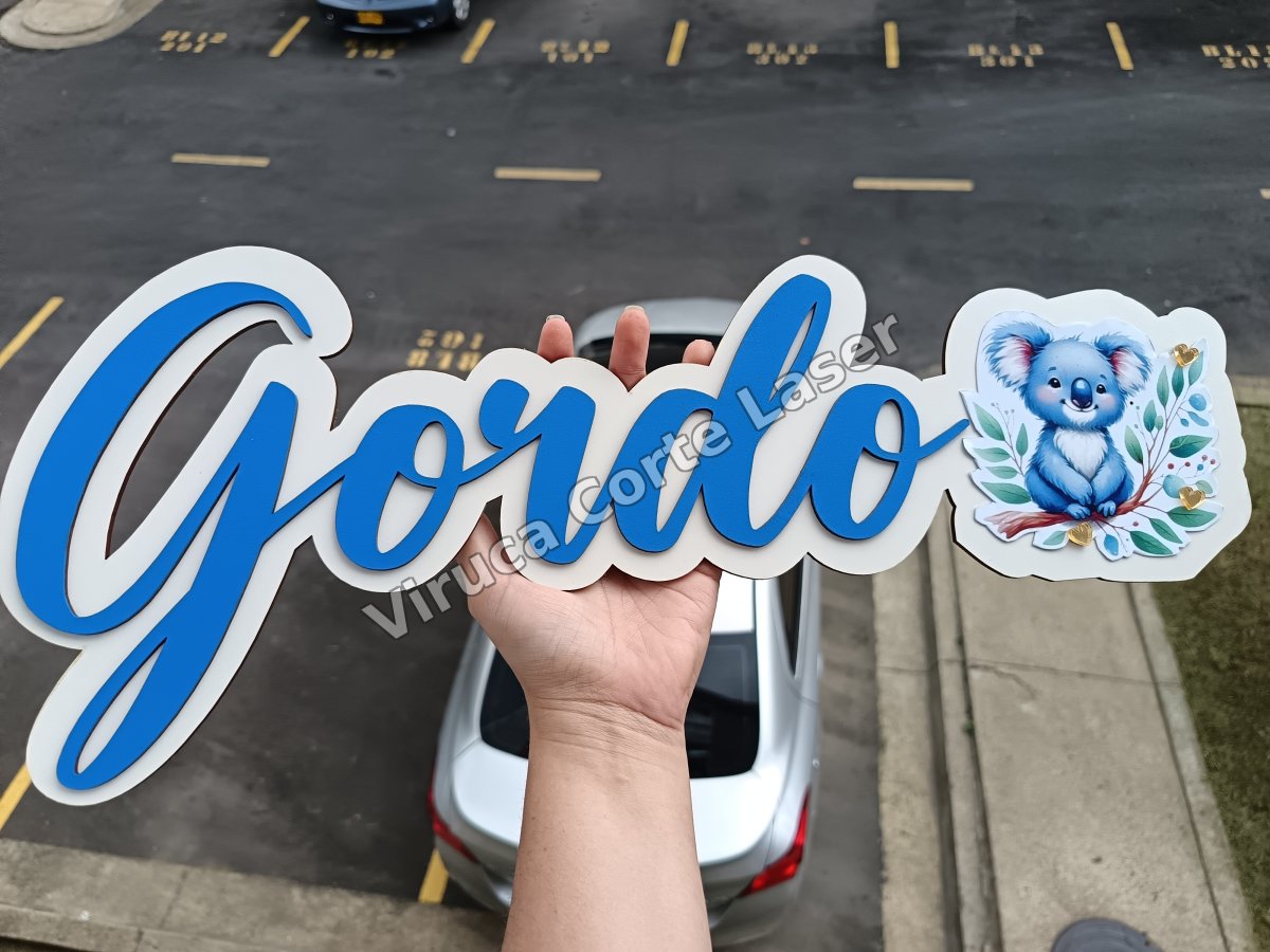 Letrero Nombre 021