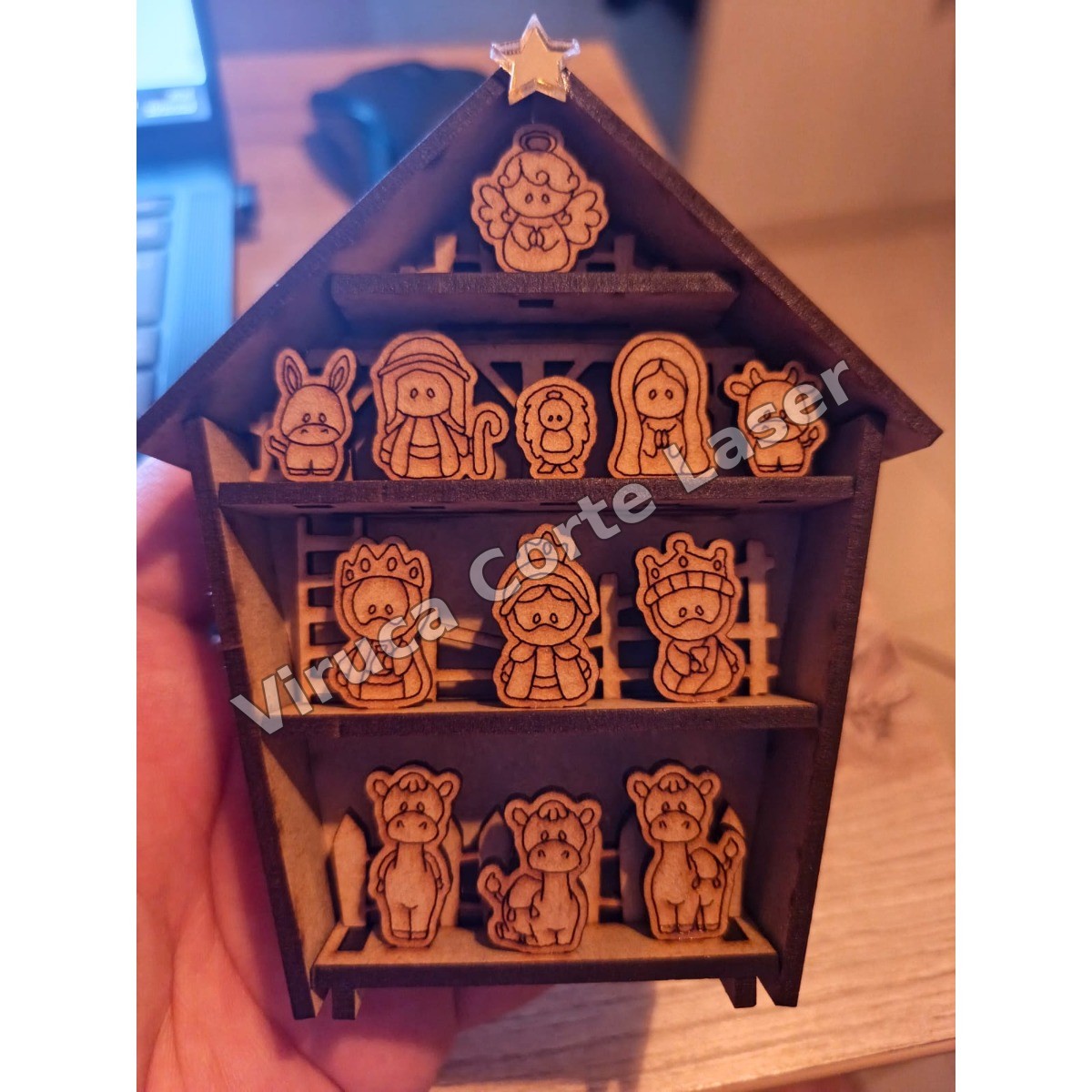 Pesebre 12 x 9 cm
